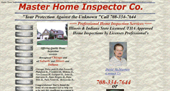 Desktop Screenshot of masterhomeinspectorco.com